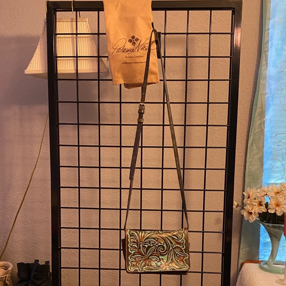 Patricia Nash Multicolor Embossed Crossbody Bag